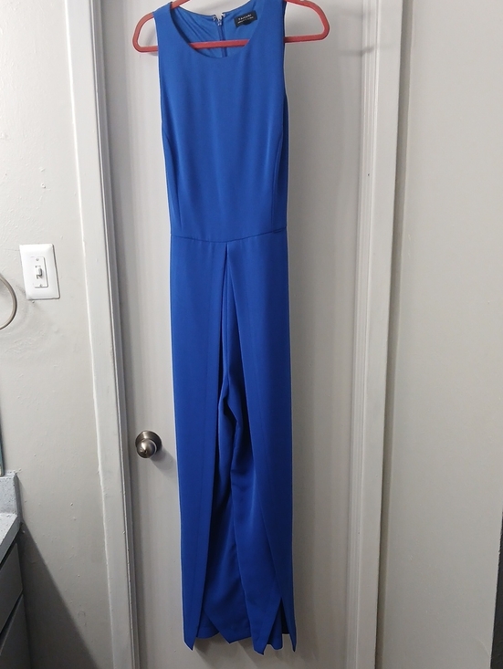 Tahari Pants - Tahari Royal Blue Sleeveless Jumpsuit
